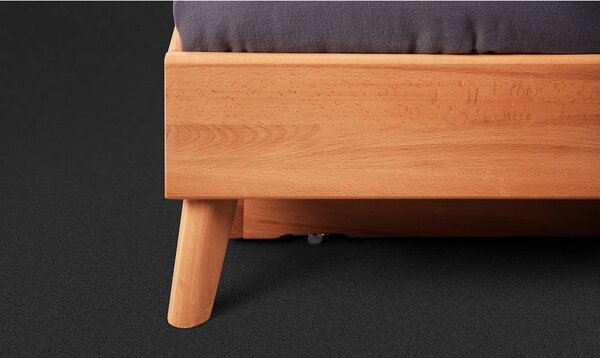 Letto matrimoniale in legno di faggio 160x200 cm Greg - The Beds