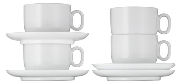 Tazze in porcellana bianca in set da 2 per cappuccino 160 ml Barista - WMF