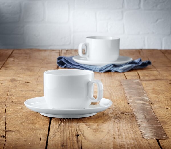 Tazze in porcellana bianca in set da 2 per cappuccino 160 ml Barista - WMF