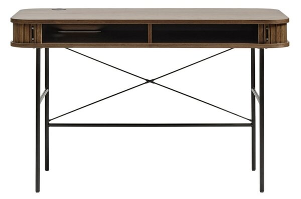 Tavolo da lavoro in rovere 60x120 cm Nola - Unique Furniture
