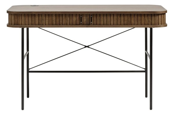 Tavolo da lavoro in rovere 60x120 cm Nola - Unique Furniture