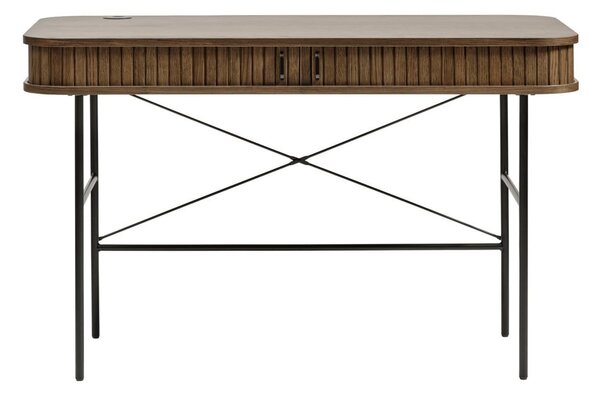 Tavolo da lavoro in rovere 60x120 cm Nola - Unique Furniture