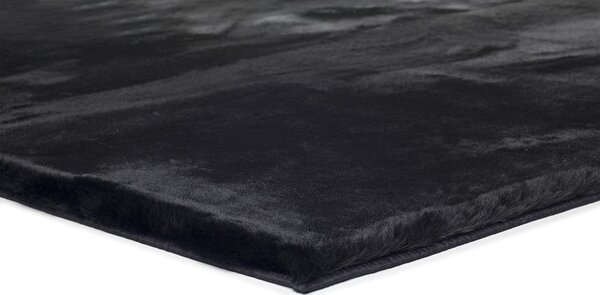Tappeto nero , 160 x 230 cm Fox Liso - Universal