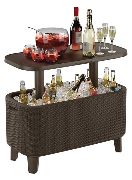 Tavolo da giardino con vaschetta per il ghiaccio 83,5x40,5 cm Bevy - Keter