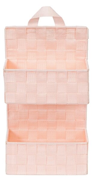 Cesto sospeso a due piani rosa chiaro Bristol - Compactor