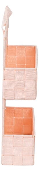 Cesto sospeso a due piani rosa chiaro Bristol - Compactor