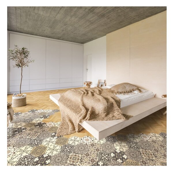 Set di 10 adesivi per pavimenti Esagoni adesivi per pavimenti, 40 x 90 cm Luiza - Ambiance