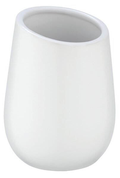 Tazza in ceramica bianca per spazzolini da denti Badi - Wenko