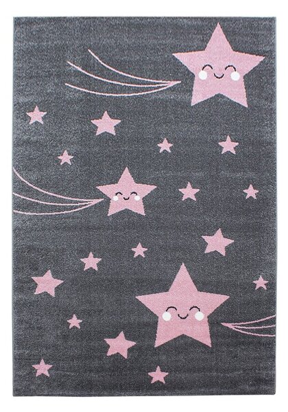 Tappeto per bambini rosa e grigio 120x170 cm Kids - Ayyildiz Carpets