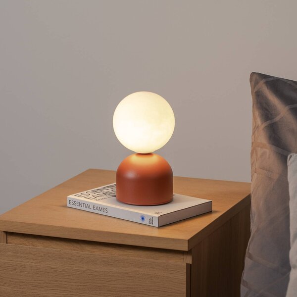 Lampada da tavolo Miki TK Lighting, Terracotta, Camera da letto, Metallo, Moderno, Lampada da tavolo