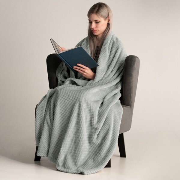 Copriletto in microfibra grigio, 200 x 150 cm Henry - DecoKing