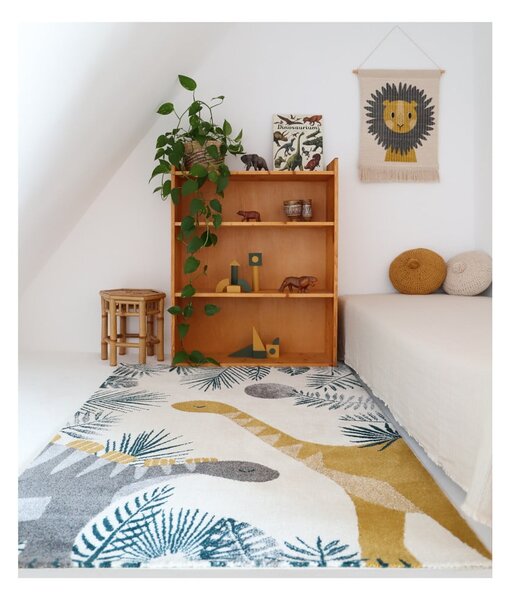 Tappeto per bambini beige 170x120 cm Sensaku - Nattiot