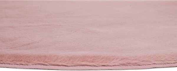Tappeto rosa , Ø 120 cm Fox Liso - Universal