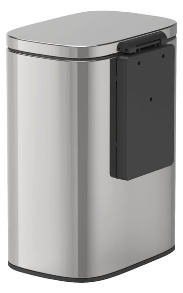 Cestino in acciaio inox argento Sare - Wenko