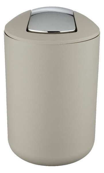 Cestino per la spazzatura grigio tortora in plastica 6,5 l Brasil – Wenko