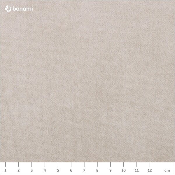 Letto singolo imbottito con contenitore beige con materasso e topper inclusi 90x200 cm Lena – Ropez