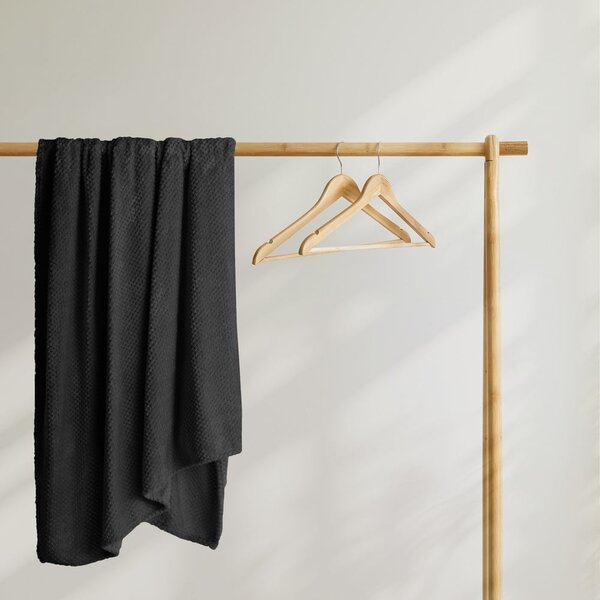 Coperta in microfibra nera, 170 x 210 cm Henry - DecoKing