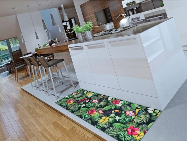 Tappeto verde 52x100 cm Sprinty Tropical - Universal