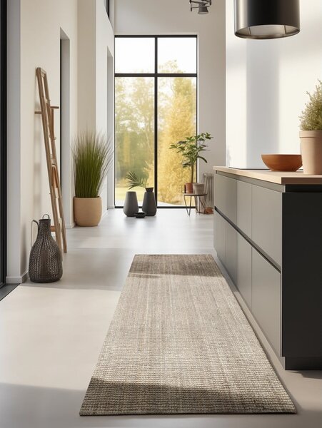 Passatoia color crema in iuta 80x200 cm Bouclé – Hanse Home