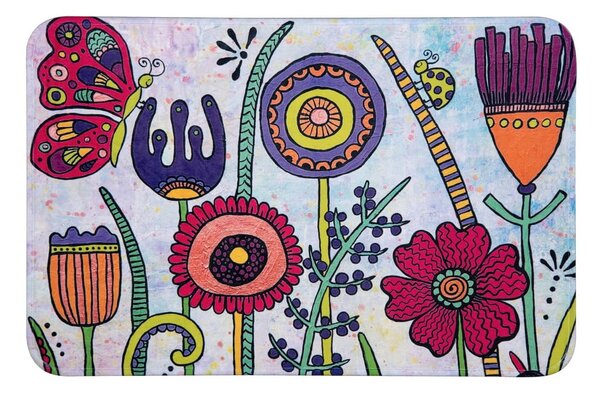 Tappetino da bagno in tessuto 45x70 cm Rollin'Art Full Bloom - Wenko