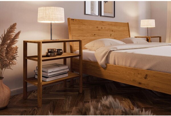 Letto matrimoniale in rovere 180x200 cm Pola - The Beds
