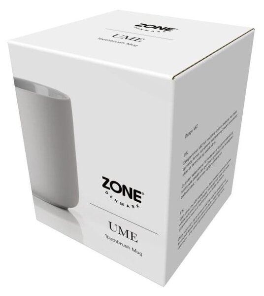 Tazza in gres grigio per spazzolini da denti Ume - Zone
