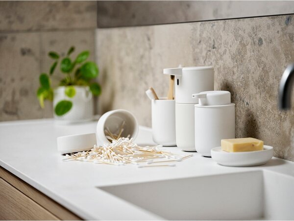 Organizzatore per il bagno in gres bianco Ume - Zone