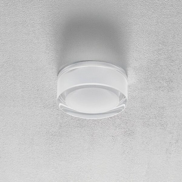 Wever & Ducré Lighting WEVER & DUCRÉ Mirbi IP44 1.0 Luci LED da incasso rotonde 1.0, dimmerabile, Bianco / Opale, Bagno, Plastica, Design