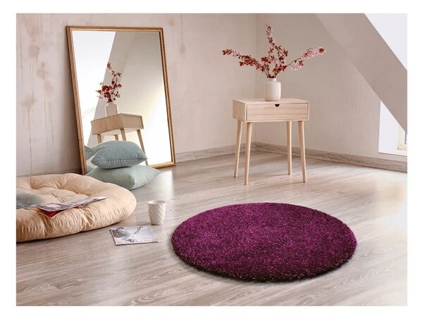 Tappeto viola , ø 80 cm Aqua Liso - Universal