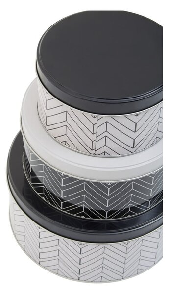 Vasetti in metallo per alimenti in set da 3 Urban - Premier Housewares