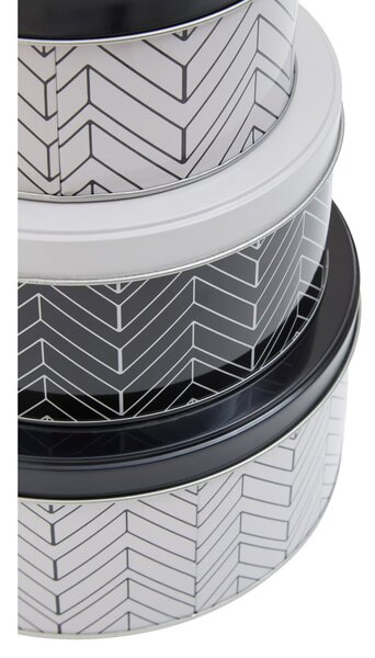 Vasetti in metallo per alimenti in set da 3 Urban - Premier Housewares