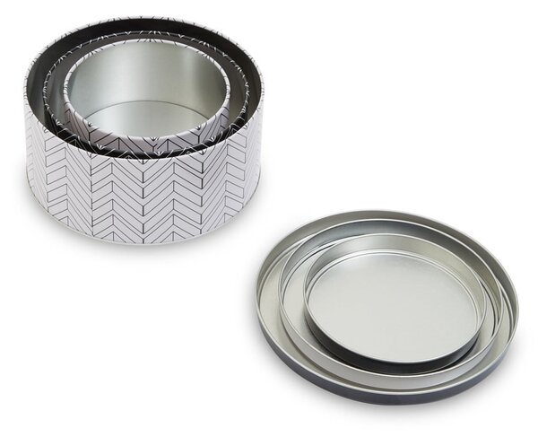Vasetti in metallo per alimenti in set da 3 Urban - Premier Housewares