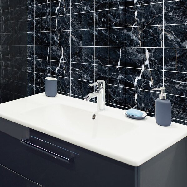 Set di adesivi per piastrelle 24 pezzi 15x15 cm Marble Tiles Florencia - Ambiance