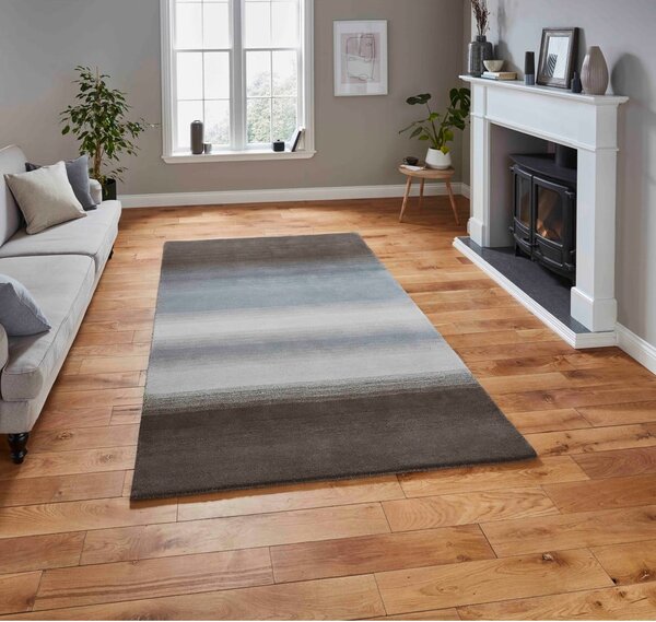 Tappeto in lana grigio 230x150 cm Elements - Think Rugs