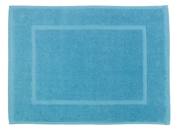 Tappetino da bagno in tessuto blu 40x60 cm Zen - Allstar