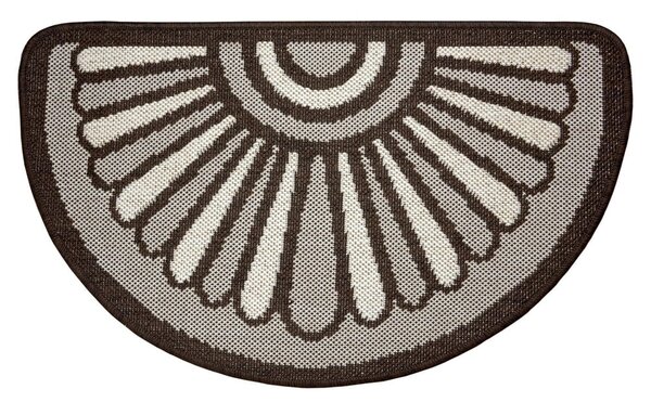 Tappetino marrone , 50 x 80 cm Weave Ornamento - Hanse Home