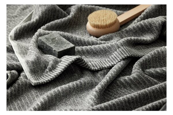 Asciugamano grigio in cotone biologico 50x100 cm Melange - Södahl