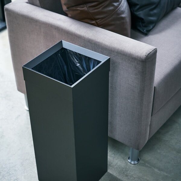 Bidone nero in metallo 27 L Tall - YAMAZAKI