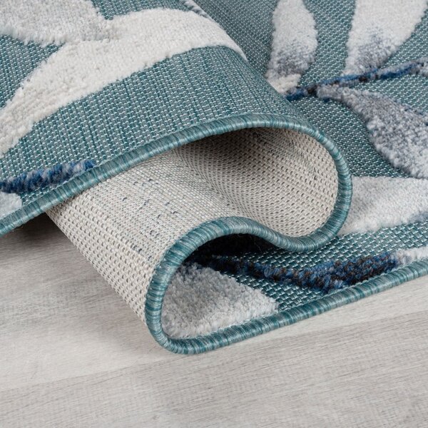 Tappeto blu per esterni 200x290 cm Willow - Flair Rugs