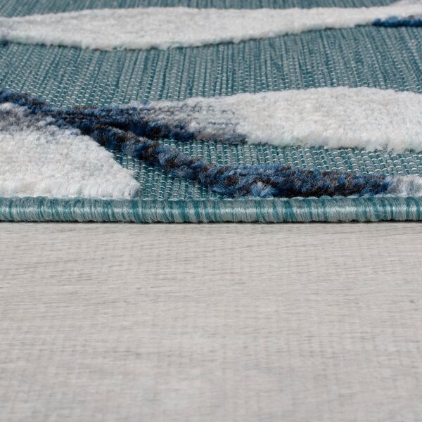 Tappeto blu per esterni 200x290 cm Willow - Flair Rugs