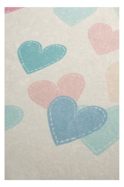 Tappeto per bambini , 100 x 160 cm Hearts - Conceptum Hypnose