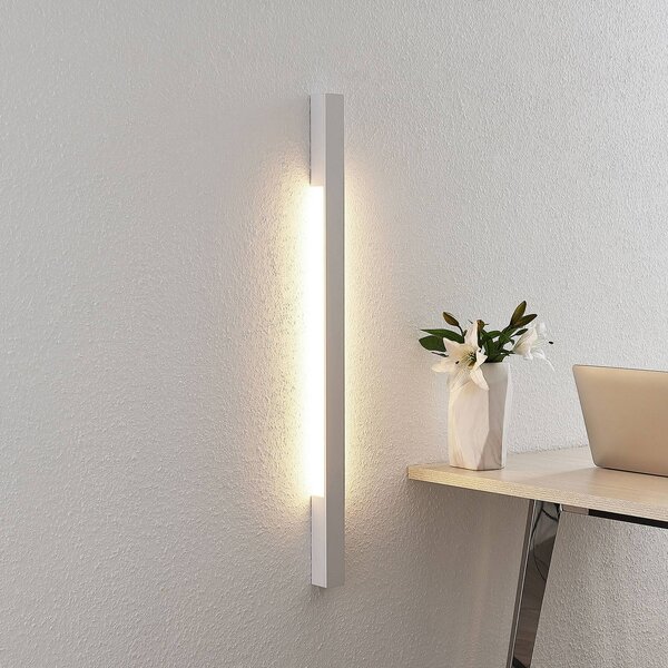 Applique da parete a LED Ivano Arcchio, Bianco / Opale, Corridoio, Alluminio, Moderno, Applique a LED