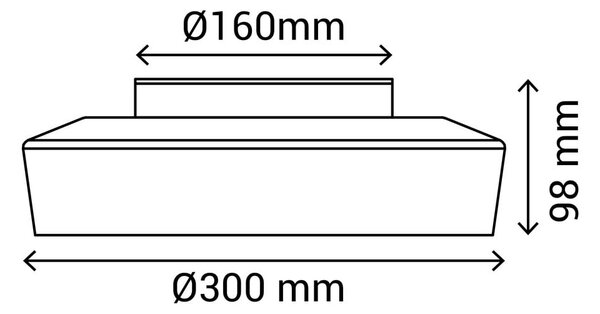 Lampada da soffitto bianca , ø 30 cm Nilo - SULION