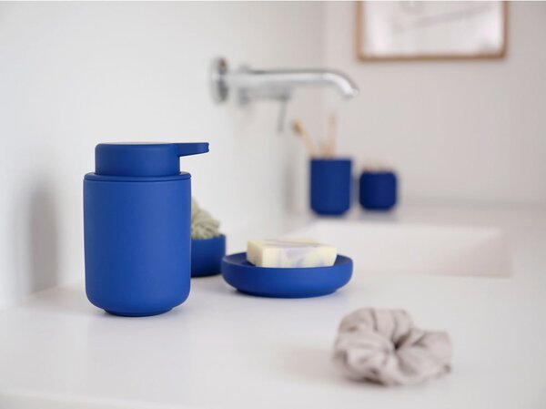 Dispenser di sapone in gres blu 250 ml Ume - Zone