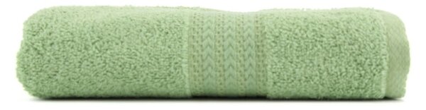 Asciugamano verde in puro cotone, 50 x 90 cm - Foutastic