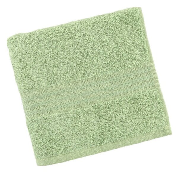 Asciugamano verde in puro cotone, 50 x 90 cm - Foutastic