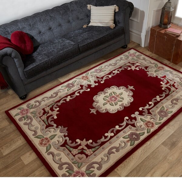 Tappeto in lana rossa 120x180 cm Aubusson - Flair Rugs