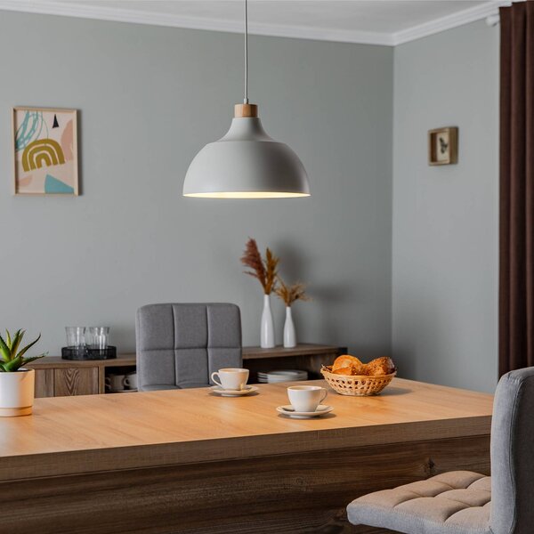 Lampada a sospensione Kaitt Envostar, dimmerabile, Crema / Ambra, Soggiorno / Sala da pranzo, Metallo, Scandinavo, Lampada a sospensione