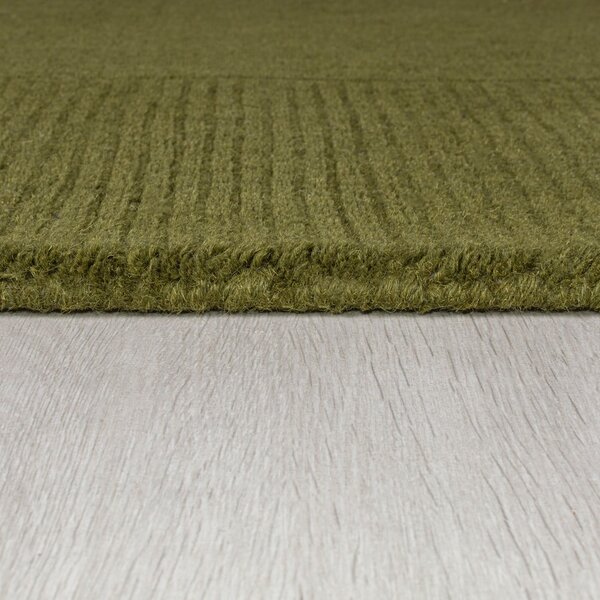 Tappeto in lana verde 120x170 cm - Flair Rugs