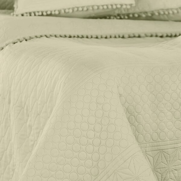 Copriletto beige 200x220 cm Meadore – Restilo